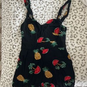 Pineapple and watermelon romper